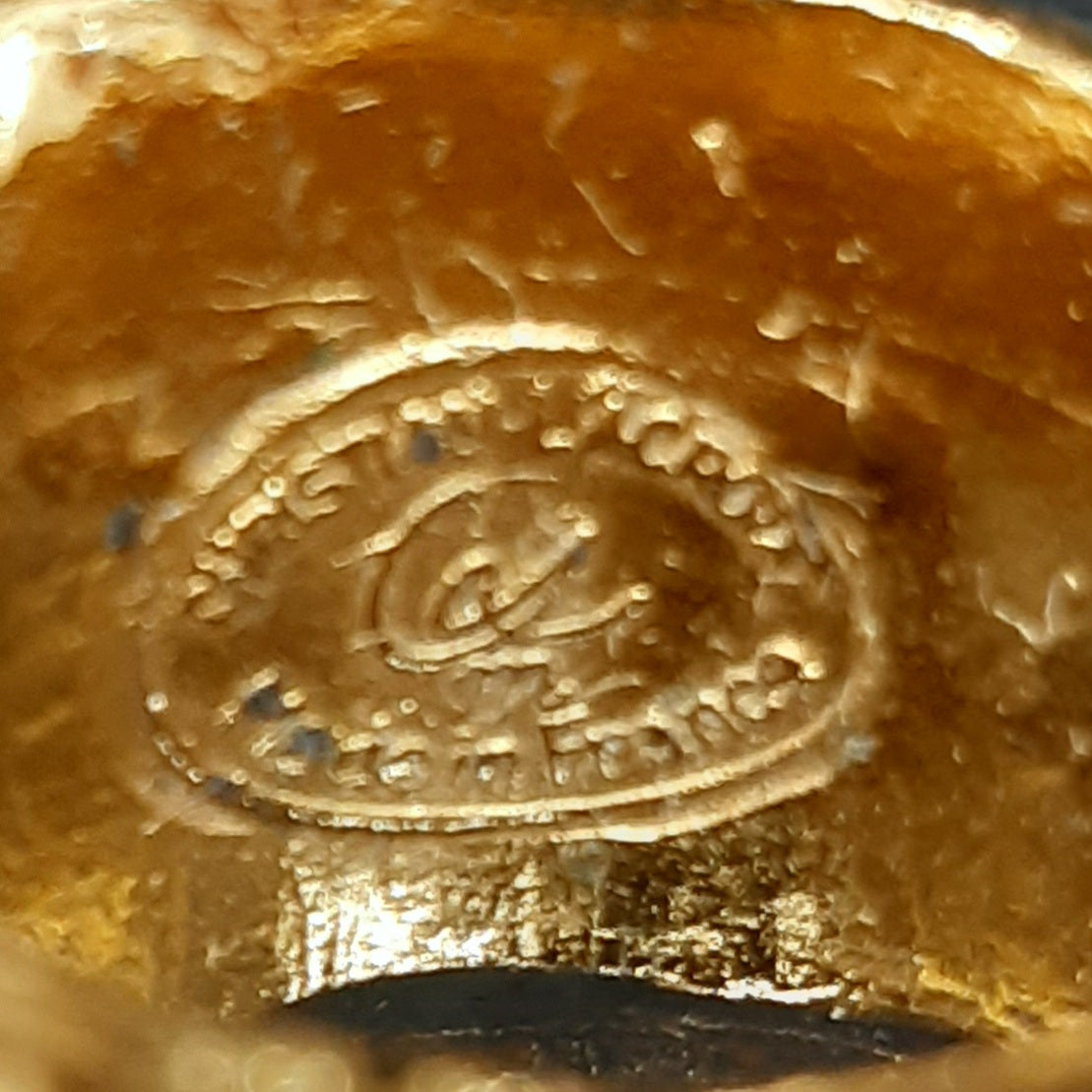 Bague CHRISTIAN LACROIX 24-168 doré et cristaux