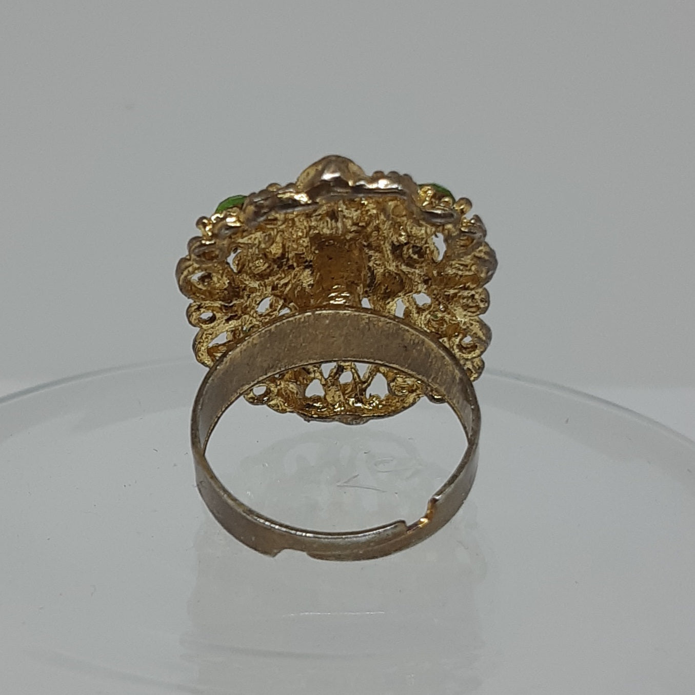 Bague strass verts 24-924